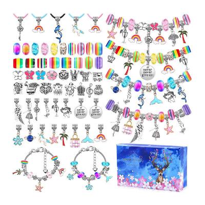 China Christmas Gift Boxes Fashion Christmas Gift Ideas Presents Accessories Charms Bracelet Christmas Jewelry Set for sale