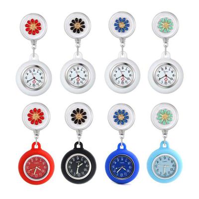 China Pocket Medical Breast Nurse Watch Wholesale Custom Quartz Silicon FOB Watches for sale