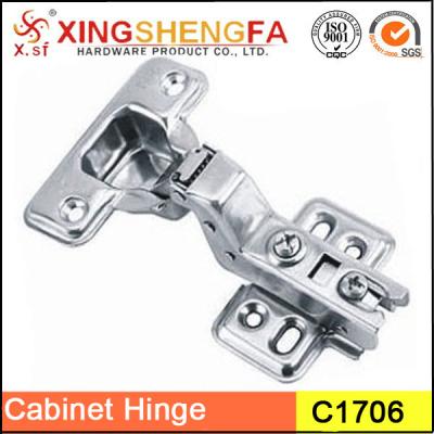 China different types of hinges iron door cabinet hinge with euro screws for sale