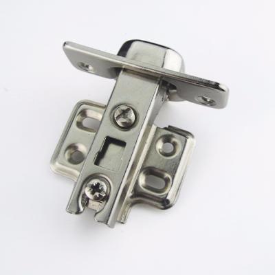 China Nickel Plated 90 Degree Cabinet Door Hinge Two Way Door Hinge For Kitchen Cabinet for sale