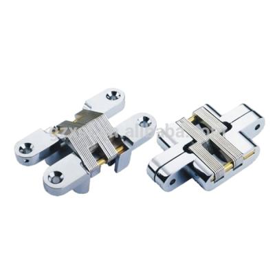 China 180 Degree Zinc Alloy Furniture Concealed Hidden Door Hinge for sale