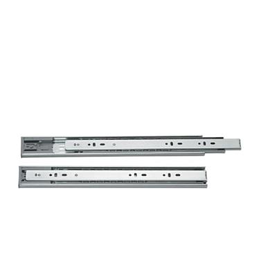 China Full Piece 8-24INCH Furniture Ball Bearing Slide 2 Extension 3 Times Ball Bearing Drawer Slides 2 Piece for sale