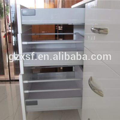 China Upper Level Kichen Cabinet Extension 160mm Full Tanden Box Drawer Slide for sale