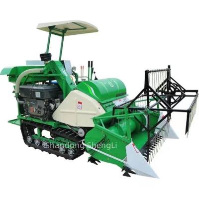 China Miniature Rice 25 HP Hydraulic Combine Cutter Dual Lift Wheat And Rice Riding Harvester for sale