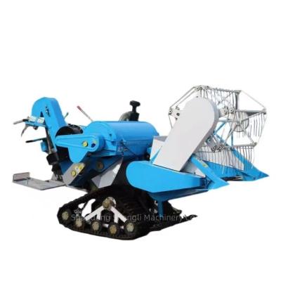 China High Quality Rice Wheat &rice Mini Combine Cutting Machine 15hp Harvester for sale