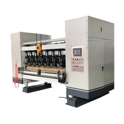 China Cardboard Box Making Machine Corrugated Cardboard Slitting Paper Box Rolling Die Cutting Machine for sale