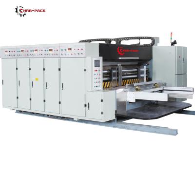 China HRB-1224 Hotels leading edge feeder printer slotter die cutter machine for carton box with high quality Te koop