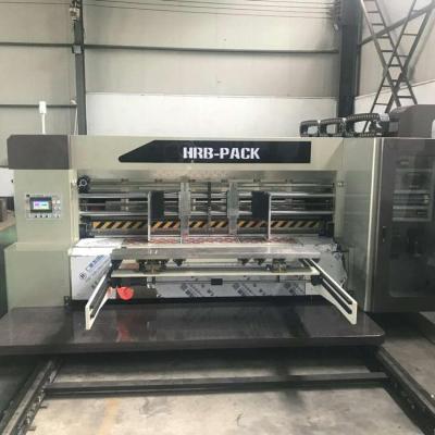 China HRB-1224 High Speed ​​EDGE FLEXO PRINTER SLOTTEER DIE CUTTER MACHINE for sale