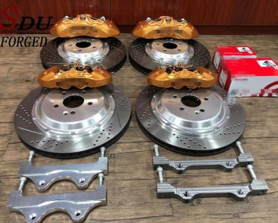 China High quality aluminum rear 4 front 6 brake car disc brake set for benz v260 c230 sport disc brake rotor for sale