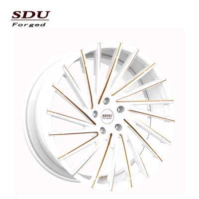 China White T6061 Aluminum 20 Inch Forged Wheels 17/18/19/20/21/22 OEM Special Design for sale