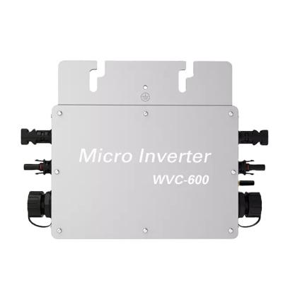 China JC Technology Micro Inverter 600W Grid Tie Inverter MPPT Solar Panel Inverter Output 120V/230V 50/60Hz 283*200*42mm for sale