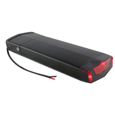 China Electric Bike JC Tech Rack Good Quality Rear Li-Ion Battery Pack 36V 48V 52V 18650 Rechargeable Battery For E-Bikes for sale