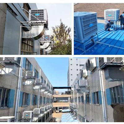 China Van de de Lucht Koelere Verdamping van vensterAirconditioners Zonne nieuwe 6KW OEM van het de Luchtvolume 25000m3/H Maximumodm Te koop