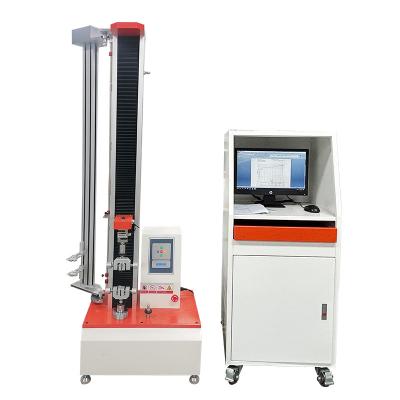 China Tensile Strength Testing Equipment 0.5 Grade Accuracy Servo Utm 5kn Max Load ASTM D882 For Thin Film for sale