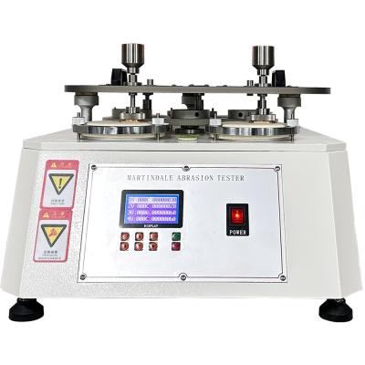 China Textile Test Equipment 4 Station Martindale Abrasion Test Equipment ISO12947 Effective Friction Diameter Of A Type 200g Friction Head for sale