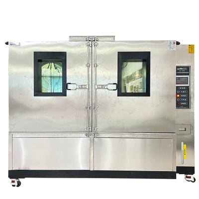 China Stainless steel Walk-in packaging box Water-cooled Temperature Humidity Test Chamber Equipment For Package Frequency Conversion Save Energy Type cooling time About 0.7℃~1.0℃/min for sale