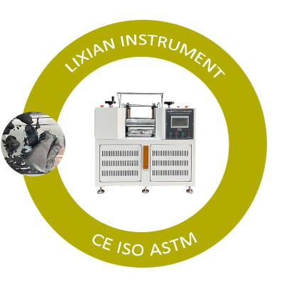 Chine Équipement de mélangeur de caoutchouc ouvert Deux rouleaux de mélangeur de caoutchouc à broyeur ouvert Avec une garantie d'un an Capacité de mélange de caoutchouc de 0,3 à 2 kg à vendre