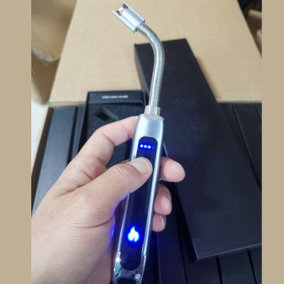 China USB Long ARC Double Stick Plasma Candle Lighter/Electric BBQ Lighter/USB Arc Kitchen Lighter for sale