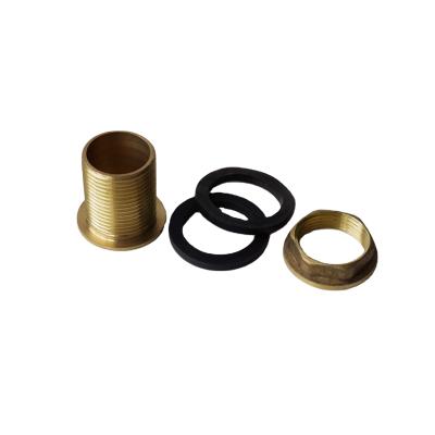 China Various factory manufacturing brass pipe fitting water tank connector for sale