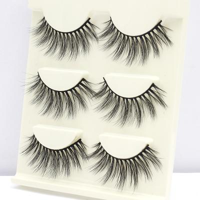 China Custom packaging lasheswholesale box 3D fan mink natural mink eyelashes delicate for sale