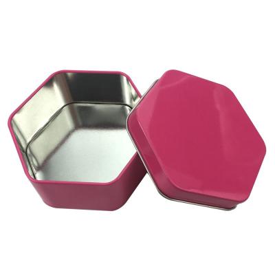 중국 Recycled Food Tins for Cookies Customized Tin Boxes for Sale Hexagonal Metal Tin Containers 판매용