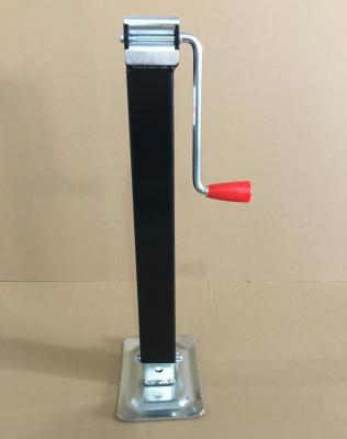 China Heavy Duty Trailer Truck Machinery 7000lbs Square Tube Drop Leg Trailer Jack for sale