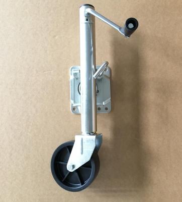 China Boat Trailer 1000lbs Swivel Jack With Rubber Wheel for sale