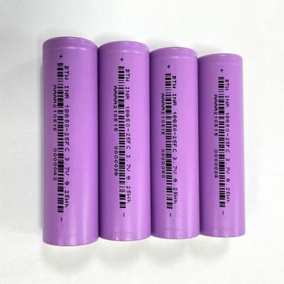 China Imr 18650 3.7v rechargeable batteries 2500mah Wholesale Cheap Grade A 5C High Rate Lithium Ion Battery Cell 3.7V 18650 Liion Batteries 2500Mah 3.6V 9.25Wh for sale