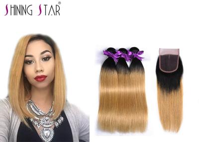 China 1B 27 Malaysian Weave Bundles , Dark Root Malaysian Bundle Wave 10-26 Inch for sale