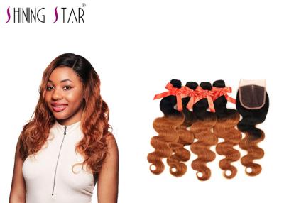 China Nonremy Body Wave Hair Extensions Human / No Tangle Natural Body Wave Weave for sale