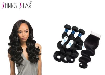 China Tangle Free Unprocessed Virgin Remy Indian Hair / No Acid Unprocessed Indian Remy Hair for sale