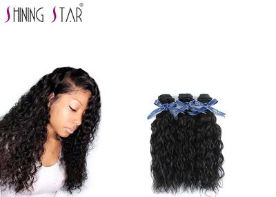 China Durable 100 Unprocessed Virgin Brazilian Hair / Black Unprocessed Hair Weave for sale