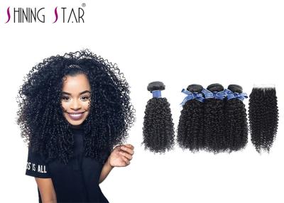 China Soft Malaysian Curly Weave Bundles , Remy 4 Bundles Of Malaysian Curly Hair for sale