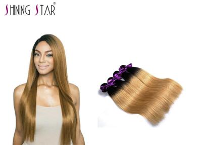 China Double Drawn Human Hair Bundles 4 Blonde Straight Hair Pieces Crown Weave for sale