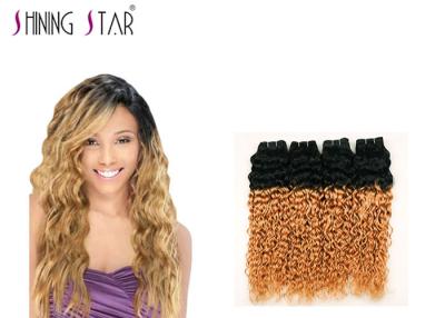 China No Shedding Peruvian Water Wave Weave , Blonde Water Wave Hair 4 Bundles for sale