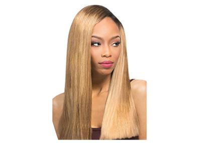 China Bleach Dyed 3 Bundles Of Human Hair / Straight Hair Extensions Bundles for sale