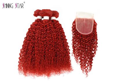 China El cabello humano liso de la armadura brasileña rizada rizada suave no lía ningún enredo en venta