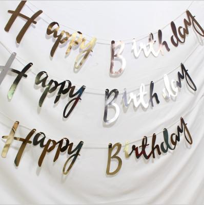 China DIY Supplies 3M Glory Happy Birthday Paper Banner For Party Decortion for sale