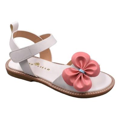 China Newcomer Flat Newcomer Multicolor Floral Designer Kids Shoes Sandles for sale