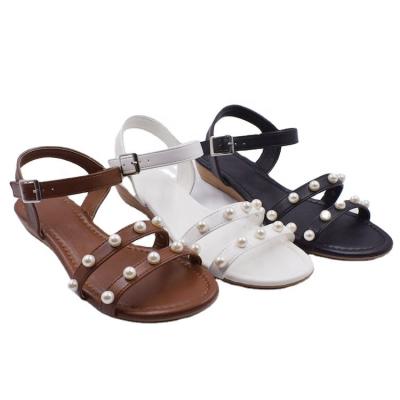 China Fashion Trend Beautiful New Arrival White Female Wedge Sandals for sale