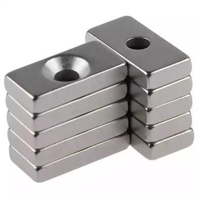 China Industry Block Ring Sh Series Sintered Nickel Coating Strong Permanent Magnets Rare Earth Neodymium NdFeB Magnet for sale