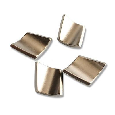 China Industry Customized Permanent Rare Earth Sintered NdFeB Neodymium Magnets Strong Magnetic Force Arc Segment Magnet for sale