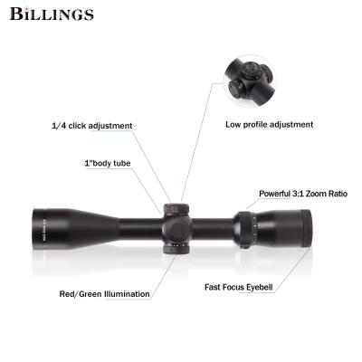 China Aircraft Grade Aluminum Alloy Nitrogen Purge 3-9X40 IR Riflescope OEM High Quality for sale