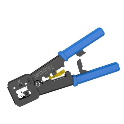 China Cat5e Cat6 Cat7 Passthrough Rj45 6P8P4P Network Cable Crimper Pliers Machine Ethernet Lan 3 In Network Crimping DIY Tools for sale