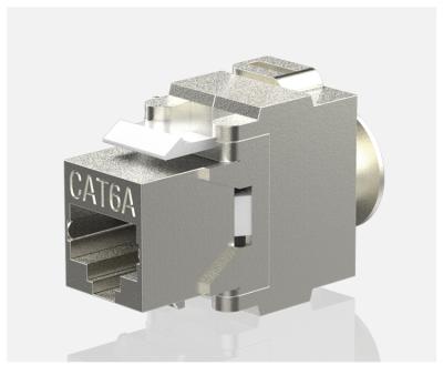 China Cat6A Ftp Jack Rj Keystone 45 Toolless Jack Modular Female Jack MK-CAT6A for sale