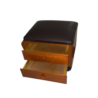 China Wholesale Wooden Storage Footstool Factory Outlet With Cabinet With Wheels Like Comfort Foot Rest for sale