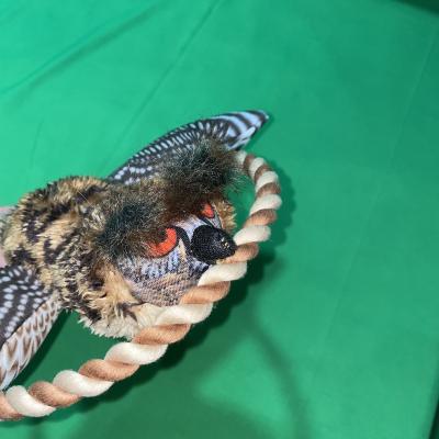 China New Style Viable Custom Made Durable Cute Cotton Rope Owl Chew Play Toy High Quality Design Dog Pet Toy for sale