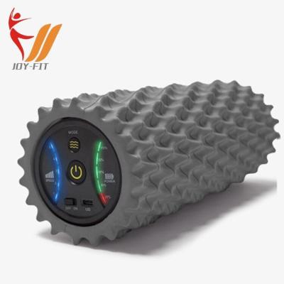 China Wholesale Logo Adjustable Small Electric High Density Custom Exercise Muscle Massager Vibrating Foam Roller for sale