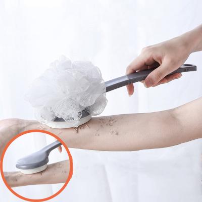 China EXFOLIATE factory wholesale natural exfoliating loofah with long handle for sale