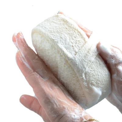 China All Natural Hot Selling Natural Bath Exfoliating Loofah And Back Brush Scrub Natural Sponge Body Shower Loofah Sponge Scrubber for sale